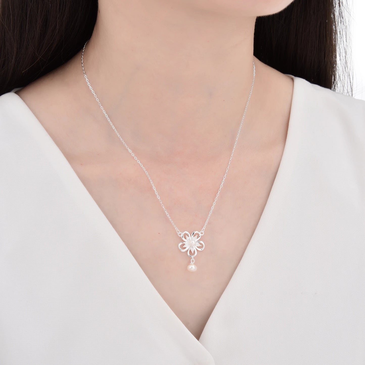 Gargantilla de Flor y Perla