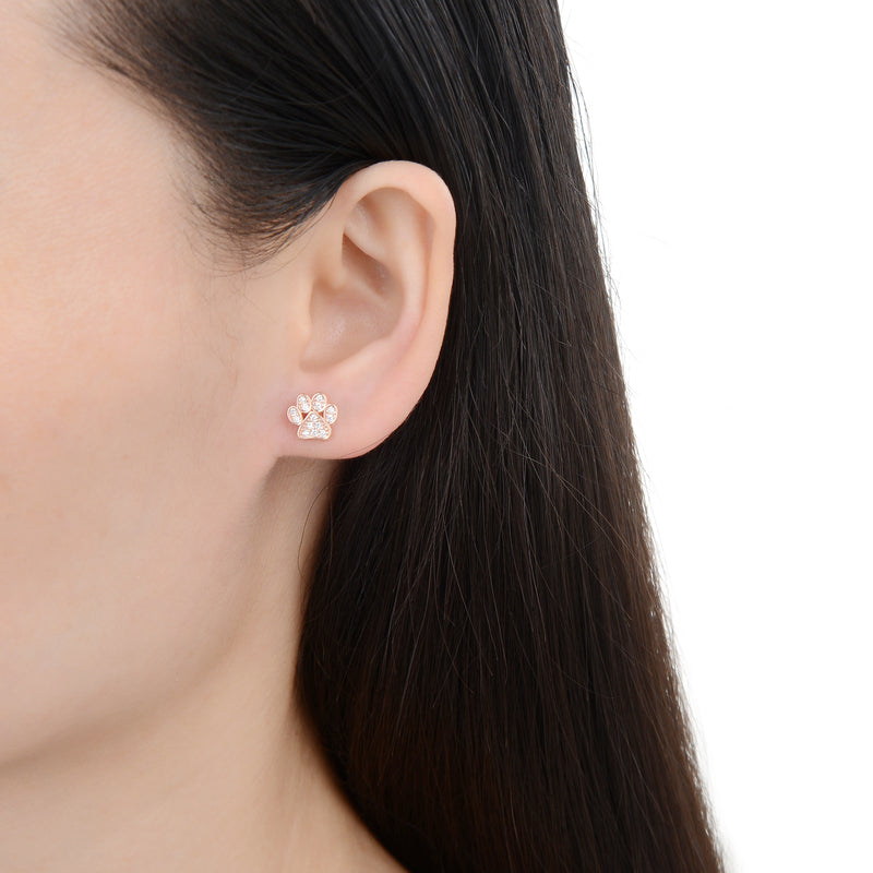 Aretes Huella De Perro