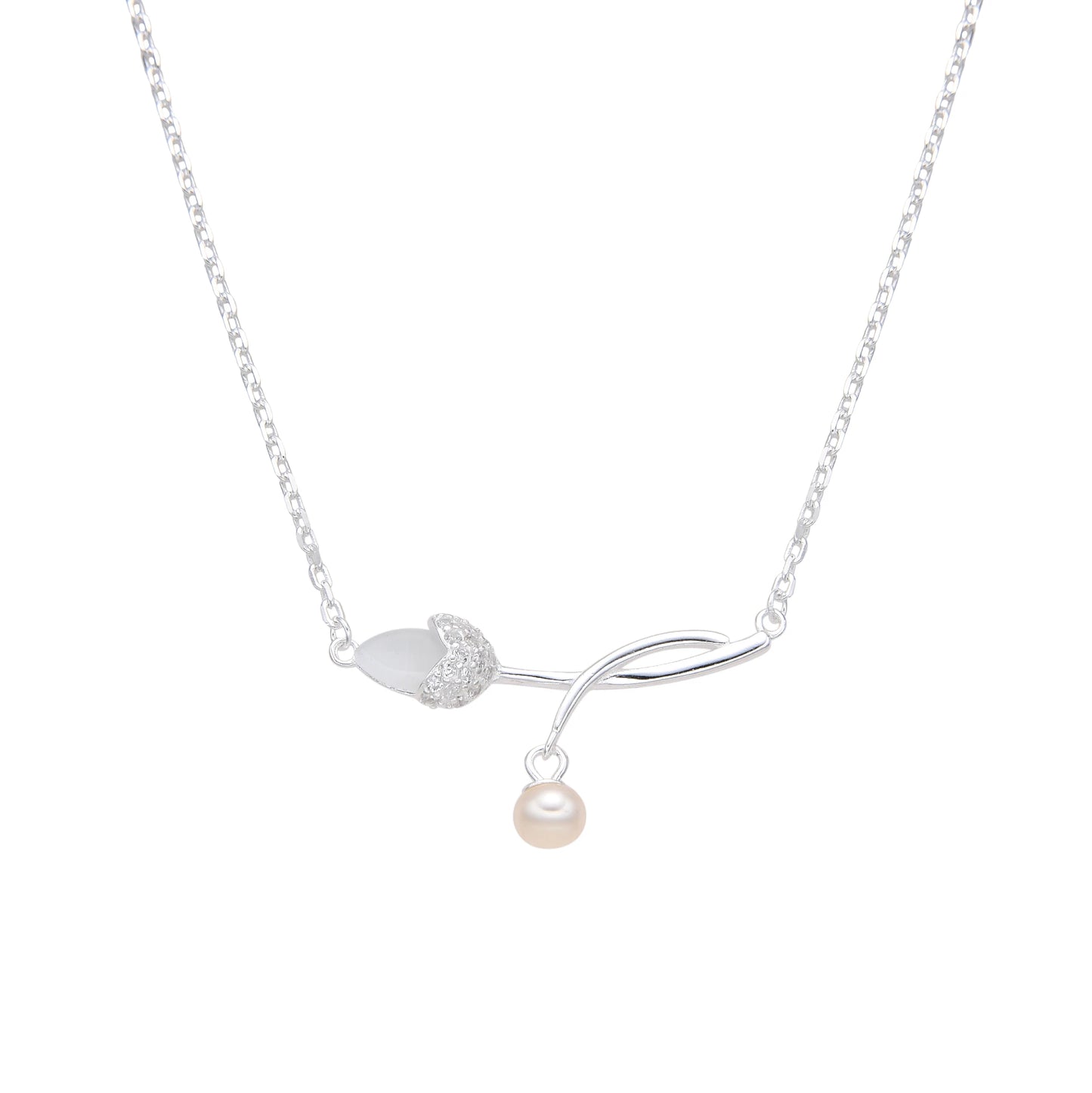 Gargantilla de Tulipán y Perla