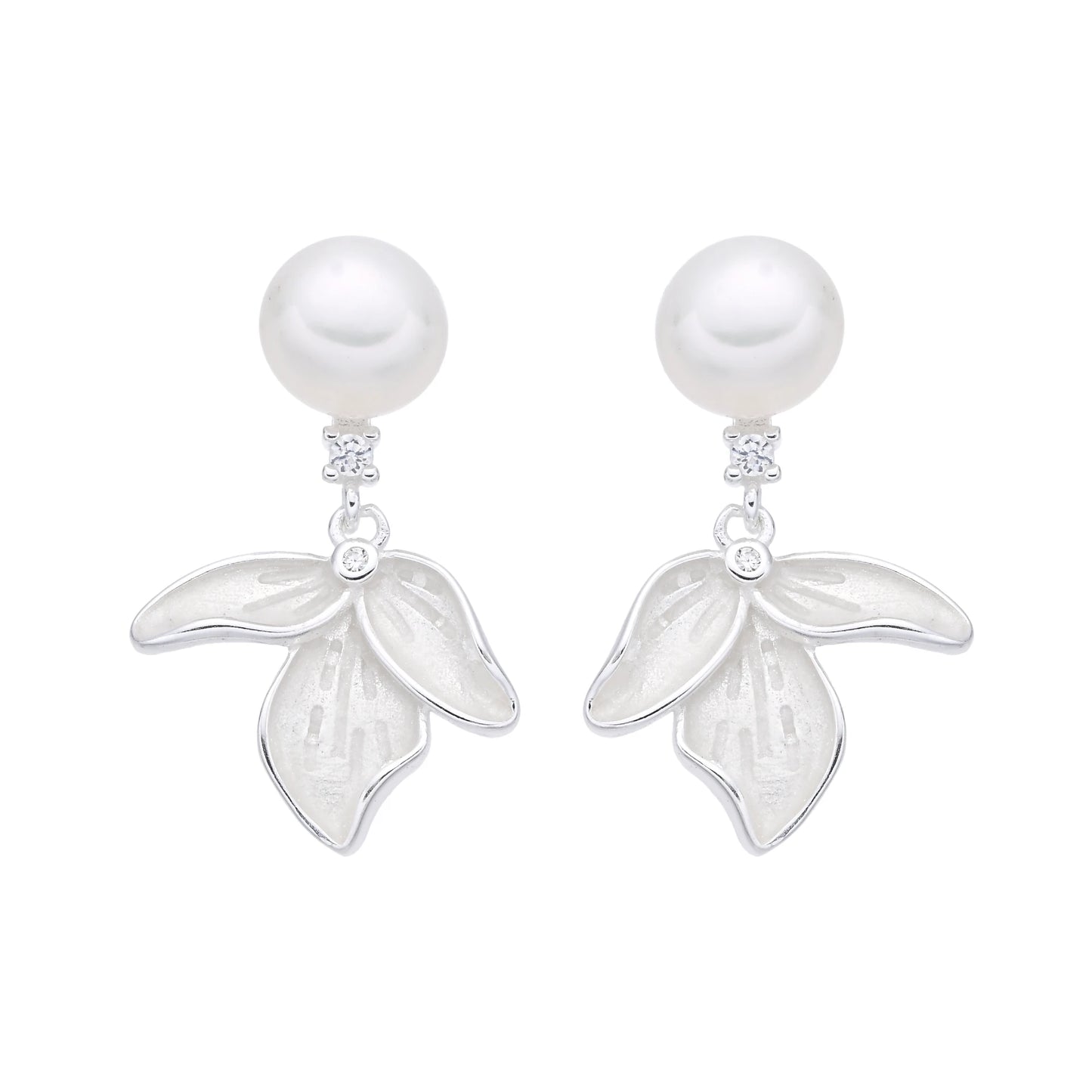 Aretes de Flor y Perla