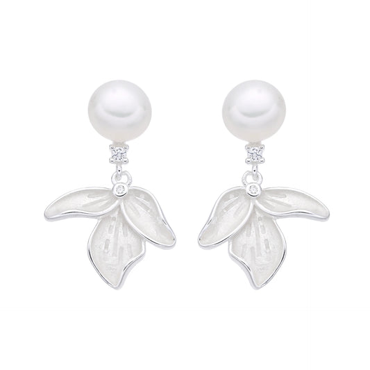 Aretes de Flor y Perla