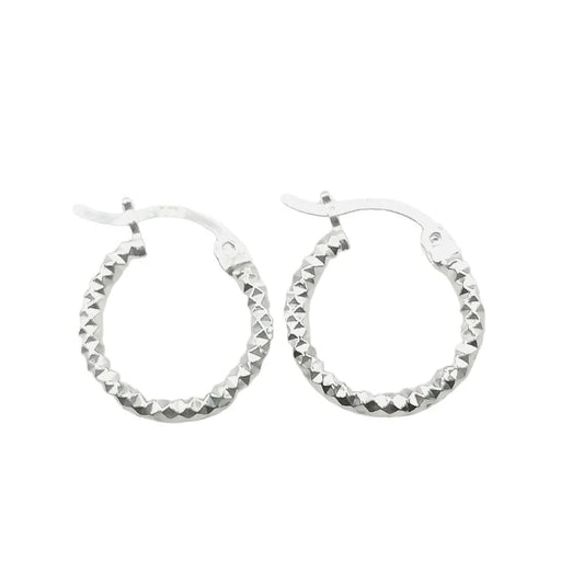Argollas Brillantes 14mm