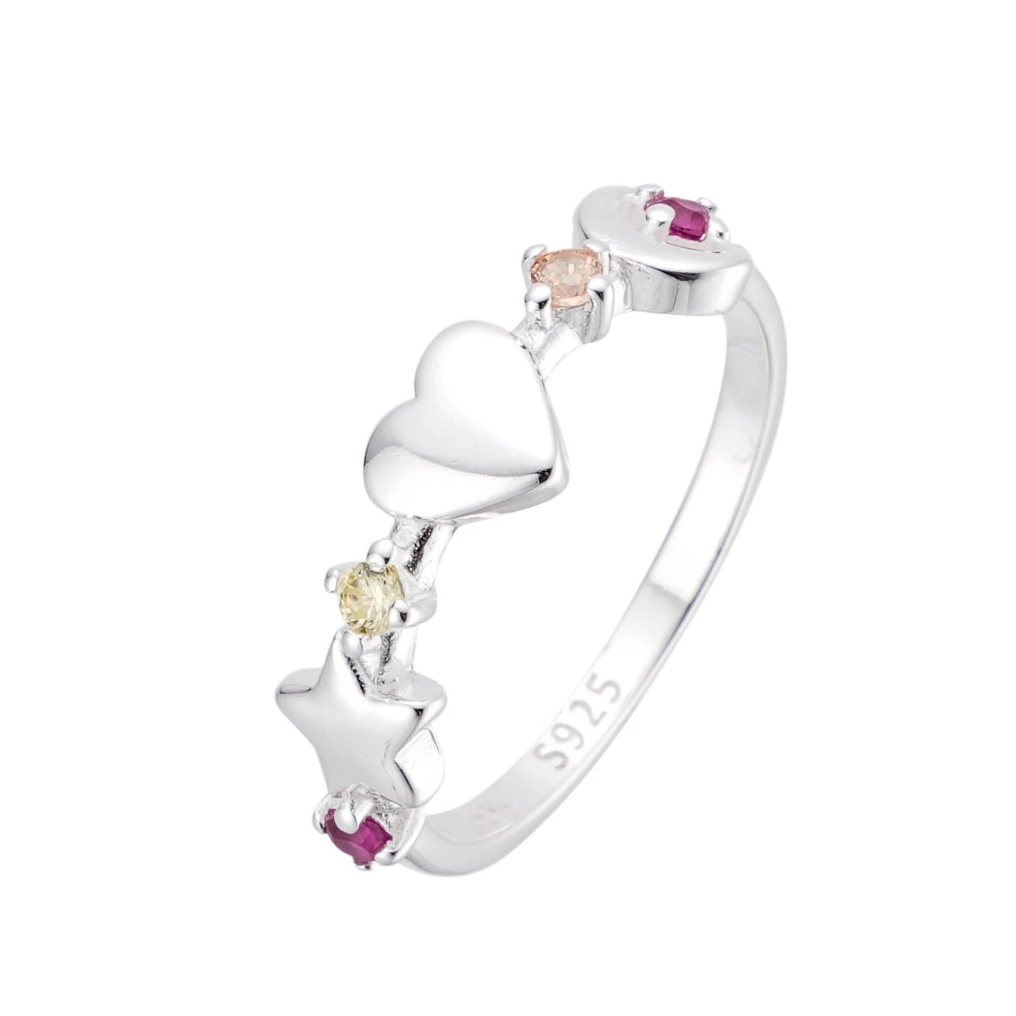 Anillo de Corazón, Estrella y Luna