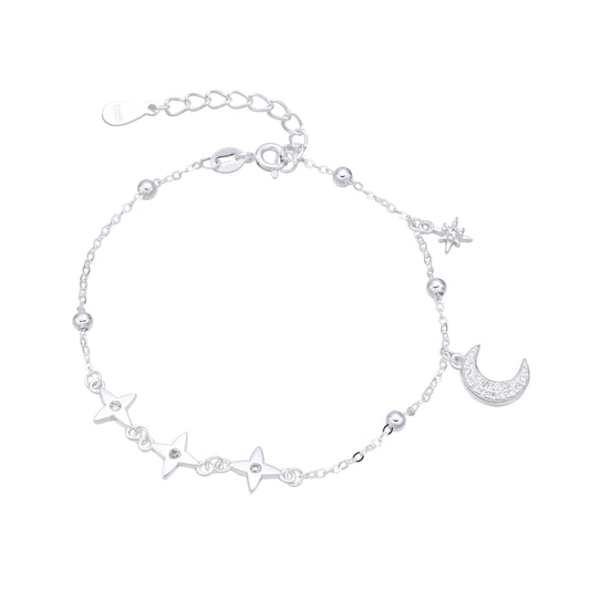 Pulsera de Flores Y luna
