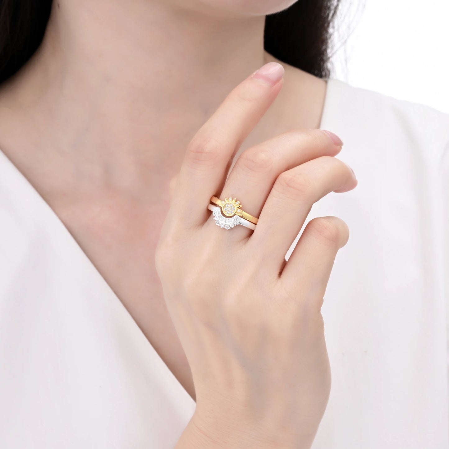 Anillo de Luna y Sol