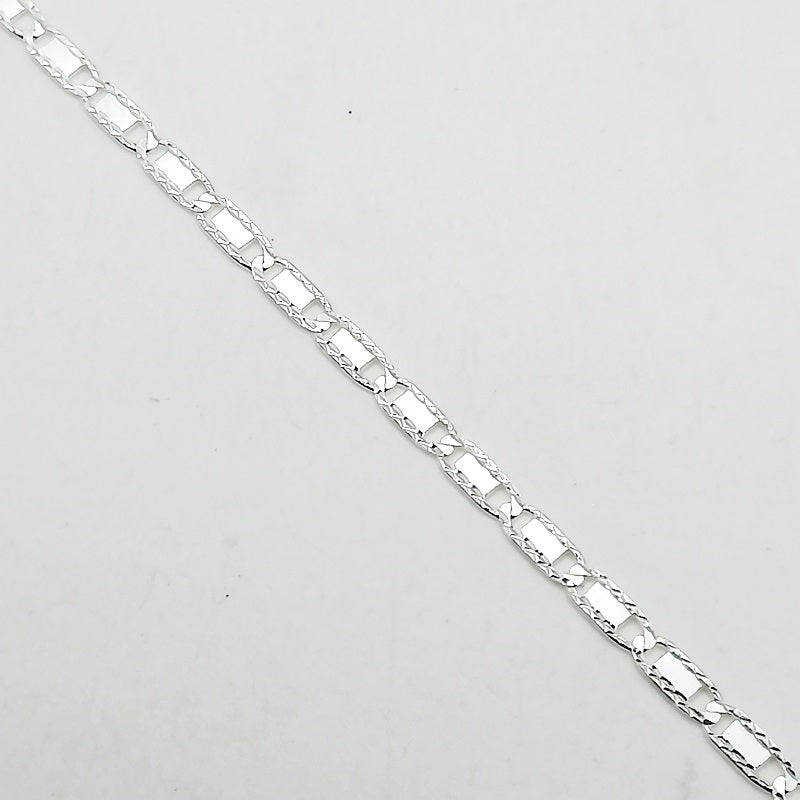 Pulsera Plana Diamantado
