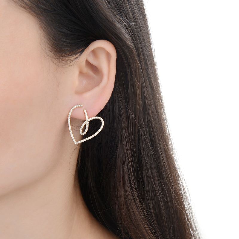 Aretes De Corazón