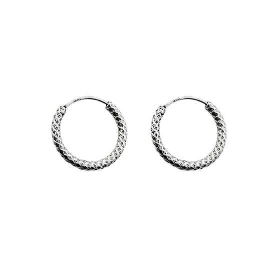 Argollas diamantadas