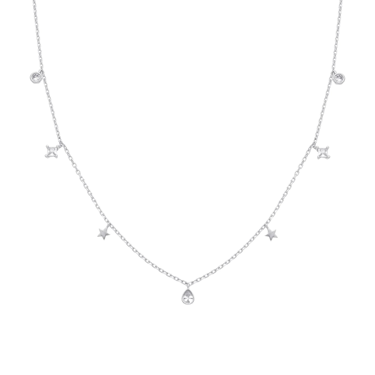 Choker de Estrellas y Puntos de Luz