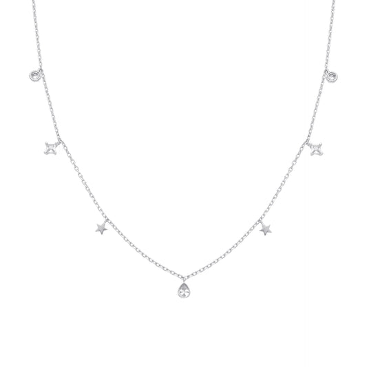 Choker de Estrellas y Puntos de Luz