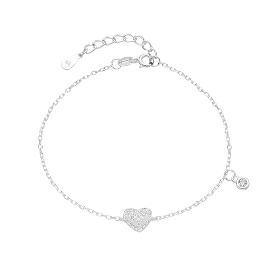 Pulsera de Corazón y Puntos de Luz