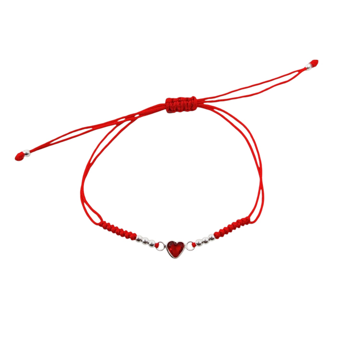 Pulsera hilo rojo de Corazón