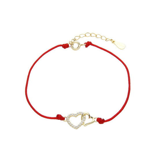 Pulsera hilo rojo de Corazón