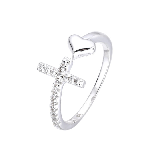 Anillo de Cruz y Corazón