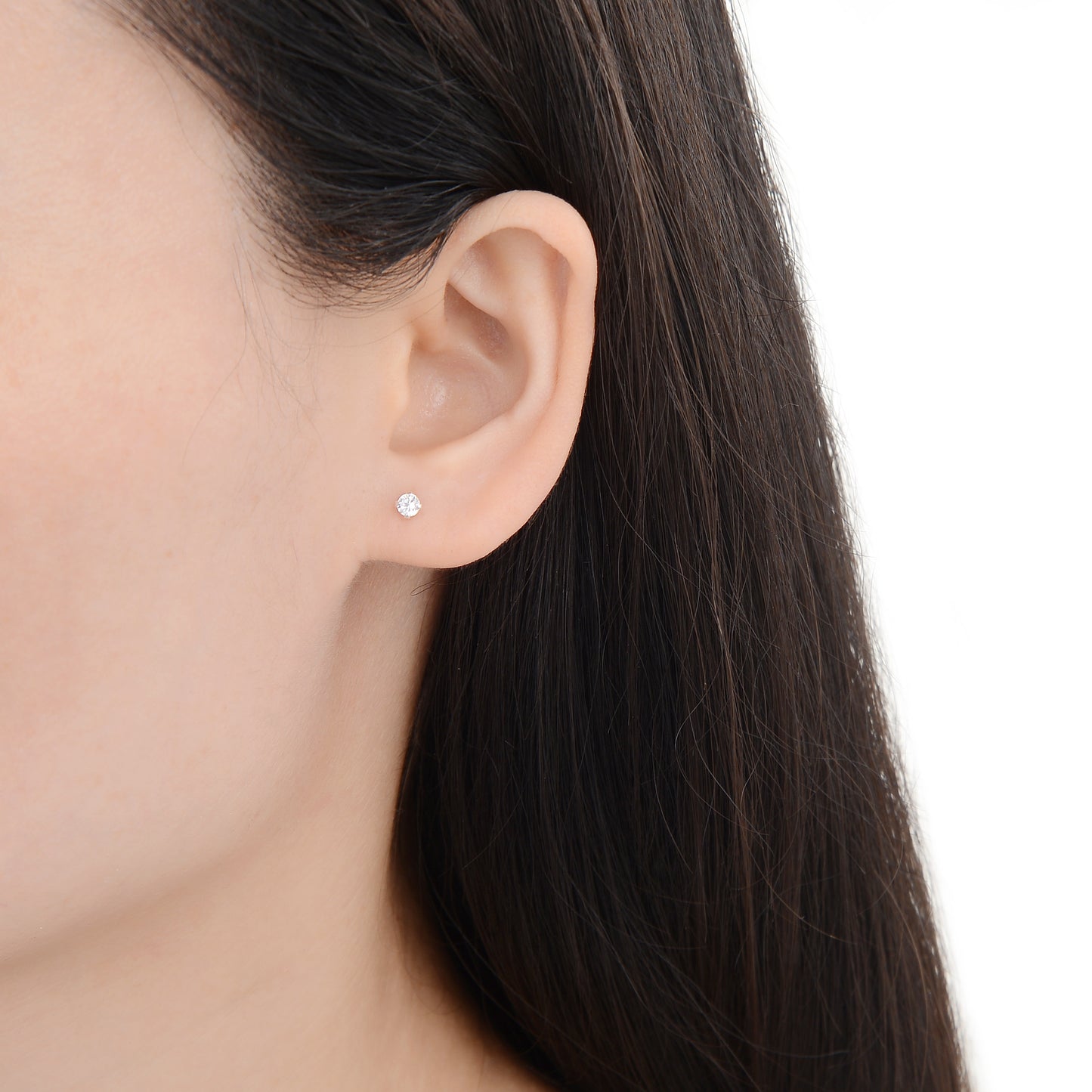 Aretes de Circón Redondo 3mm