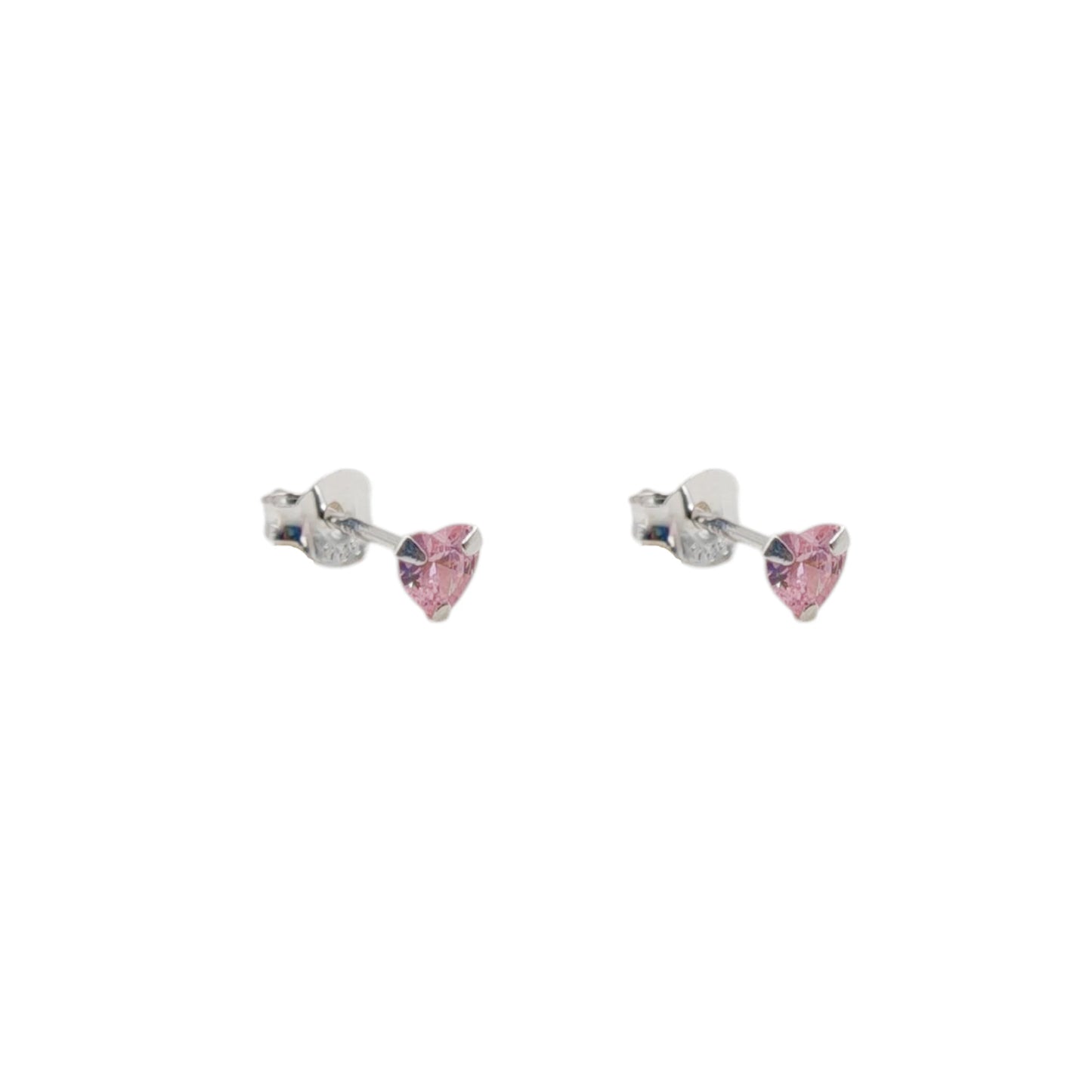 Aretes de Corazón 4mm