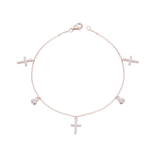Pulsera de Cruces y Puntos de Luz