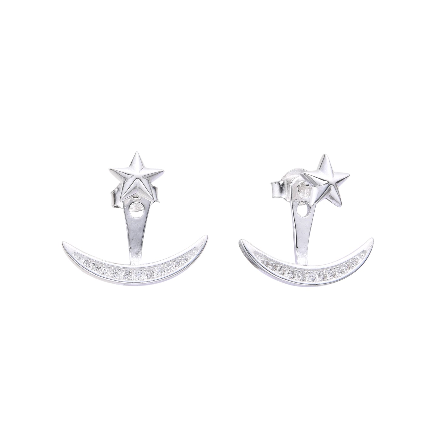 Aretes de Luna y Estrella