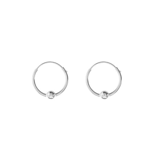 Argollas Con Bolita 1.5*14mm