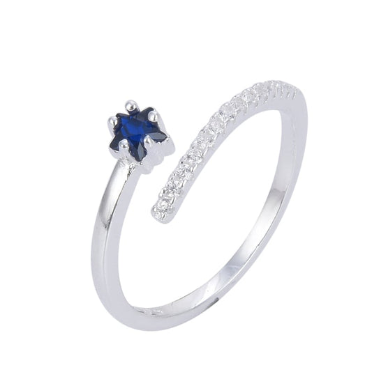 Anillo De Estrella Azul