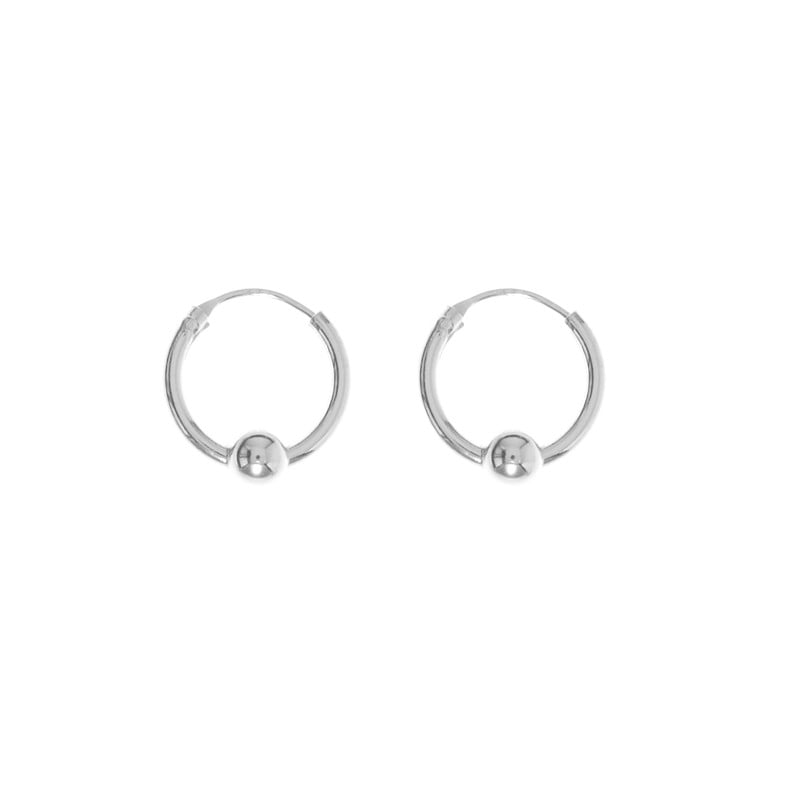 Argollas Con Bolita 1.5*12mm