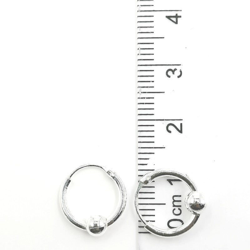 Argollas Con Bolita 1.5*12mm