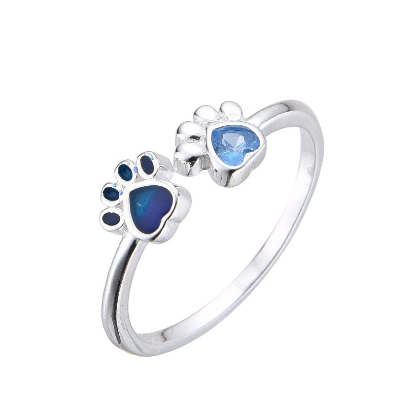 Anillo Huella de Perro
