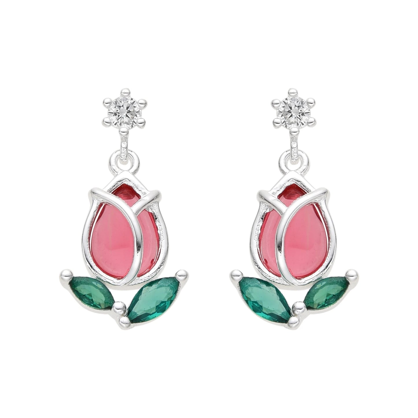 Aretes De Tulipán